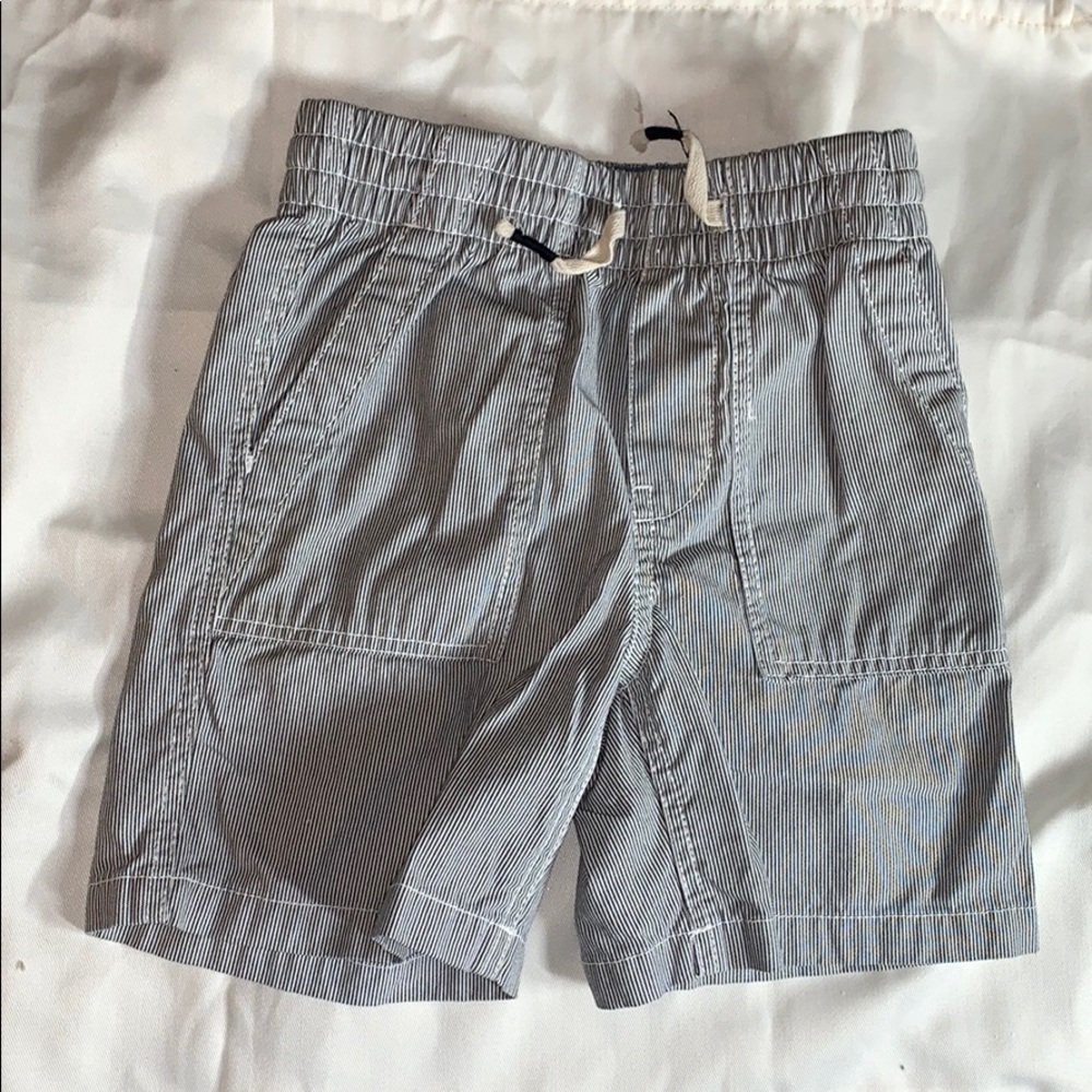 Navy and white striped Gap Boys short 4T